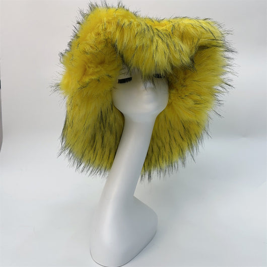 Gorro de Piel de Mapache Versátil y Elegante - Image 11