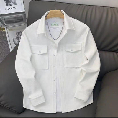 Camisa Slim Fit Casual para Hombre - Estilo Moderno y Versátil - Image 12