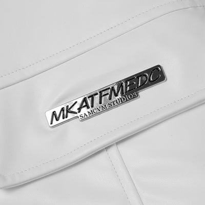 Chaqueta de Cuero Americana para Motociclista - Image 4