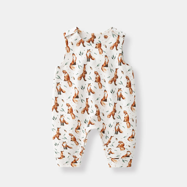 Mameluco Bebé con Estampado de Zorro Adorable