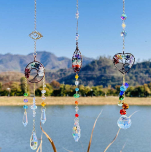 Colgante Árbol de la Vida con Cristales - Ornamento DIY para Auto - Image 7