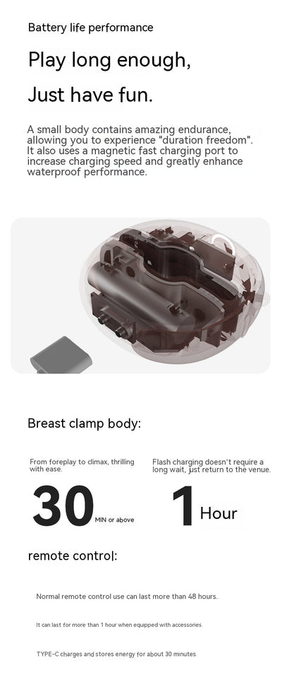 Masajeador Vibrador Inalámbrico con Control Remoto - Image 8
