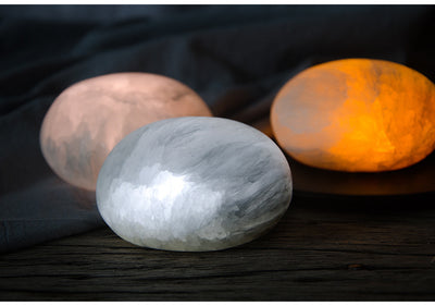 Lámpara Nocturna de Inducción con Mineral Natural - Image 11