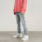 Jeans Slim Fit Azul Desteñido con Stretch