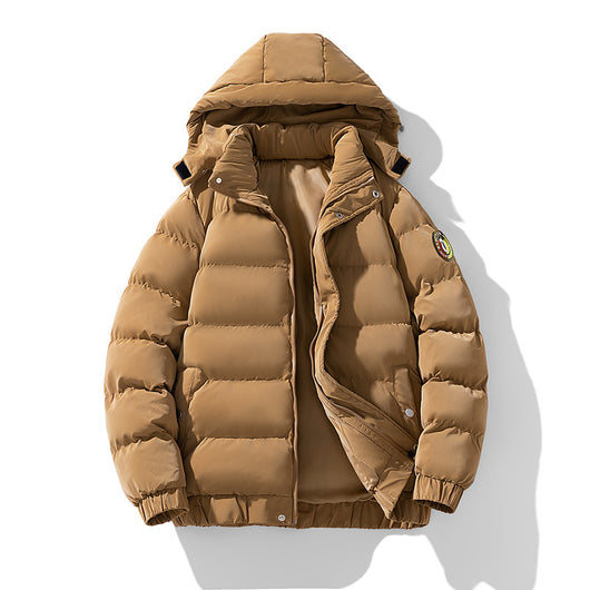 Abrigo Acolchado con Capucha y Cierres de Velcro para Hombre - Image 8