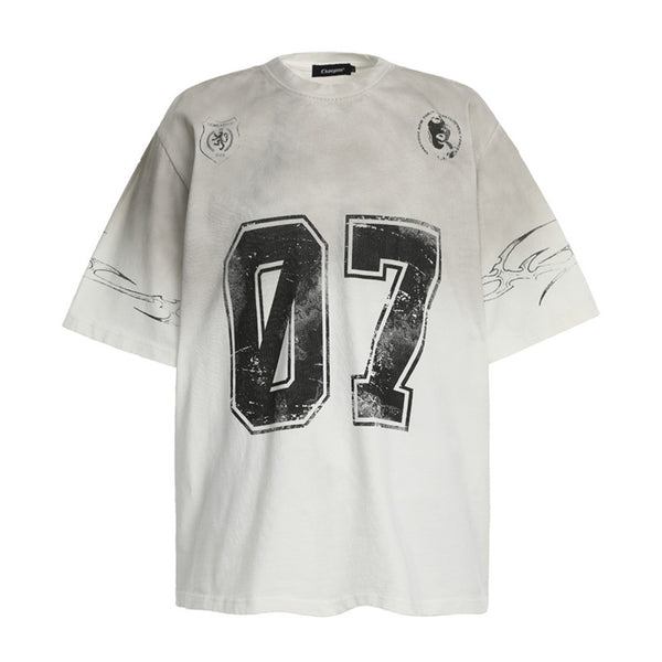 Camiseta Estampada de Manga Corta para Hombre