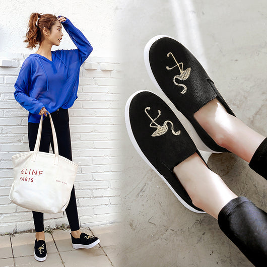 Mocasines de Lona Lovebird para Estudiantes - Comodidad de Otoño - Image 11