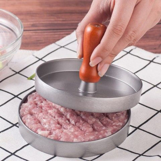 Prensa para Hamburguesas de Aluminio - Molde Profesional para Carnes a la Parrilla - Image 5