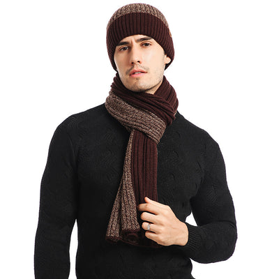 Conjunto Invernal de Gorro, Bufanda y Guantes Acolchados para Hombre - Image 11