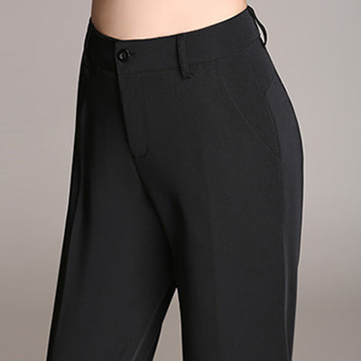 Pantalón de Vestir Ancho Talla Grande para Mujer - Estilo Casual Elegante - Image 6