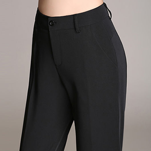 Pantalón de Vestir Ancho Talla Grande para Mujer - Estilo Casual Elegante - Image 6