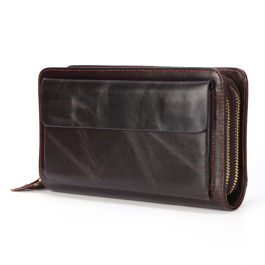 Billetera de Cuero Genuino para Hombre - Primera Capa - Image 2