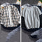 Men's Plaid Long Sleeve Shirt Spring Autumn