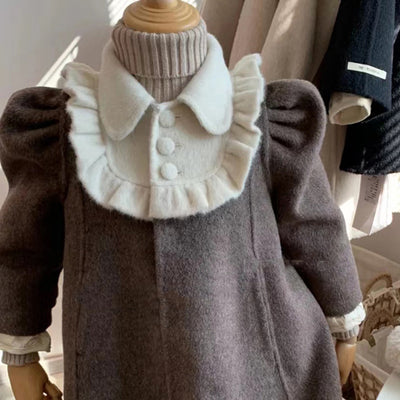 Abrigo de Lana Estilo Princesa para Niñas - Image 4