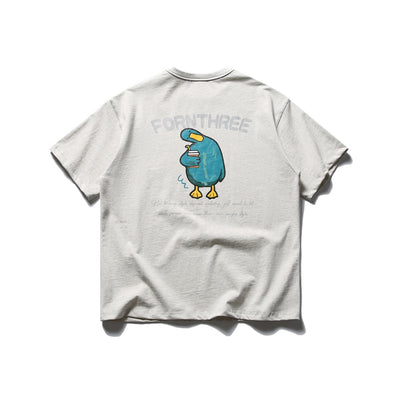 Camiseta Universitaria Retro Estilo Japonés Holgada Unisex - Image 7