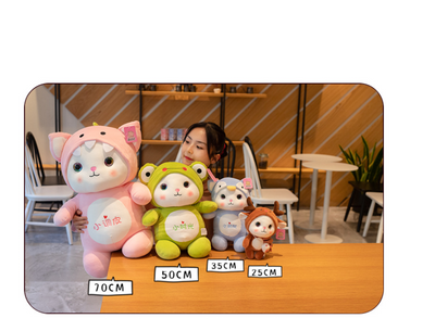 Muñeco Gato de Peluche Suave con Diseño Animado - Image 11