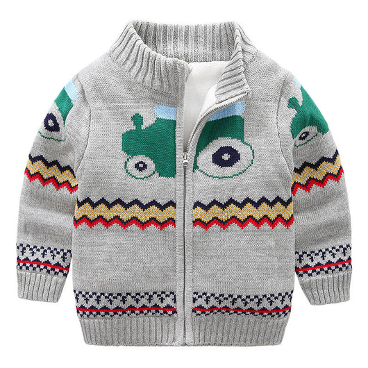Cardigan Tejido Grueso para Niños - Suéter Cálido y Acogedor - Image 23