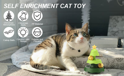 Juguete Interactivo para Gatos 2 en 1 con Pista de Rodillos y Bolas de Catnip - Image 11