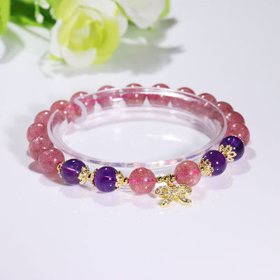 Pulsera de Cristal DIY Fresa y Amatista - Energía y Creatividad - Image 5