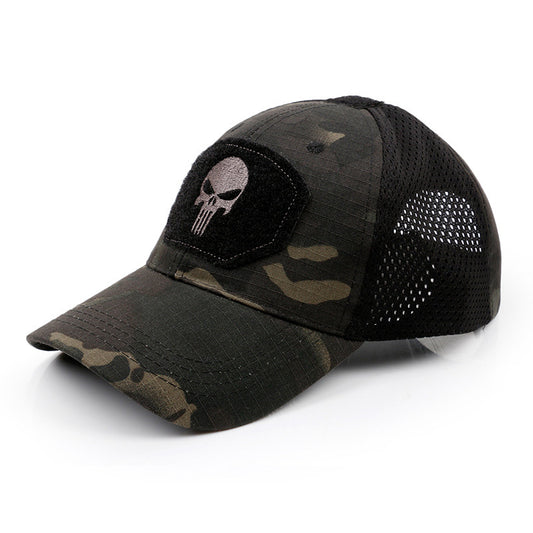 Gorra de Béisbol con Bordado de Calavera - Image 2