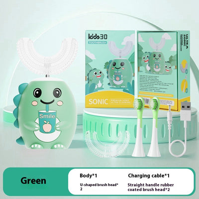 Cepillo de Dientes Eléctrico Infantil Dinosaurio con Cerdas Suaves - Image 6