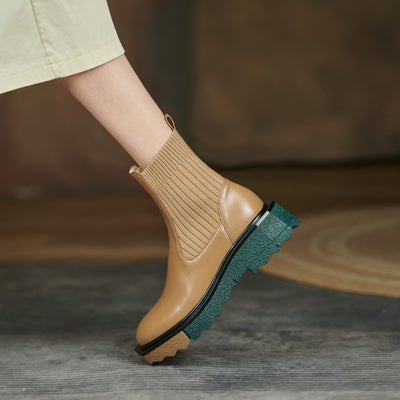 Botas Mujer con Caña Alta y Suela Gruesa Reforzada - Image 8