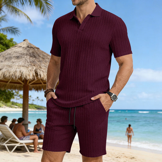 Traje Ejecutivo Jacquard Stretch Verano para Hombre - Image 22