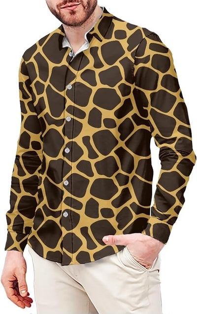 Camisa Manga Larga Estampado Leopardo para Hombre - Image 9