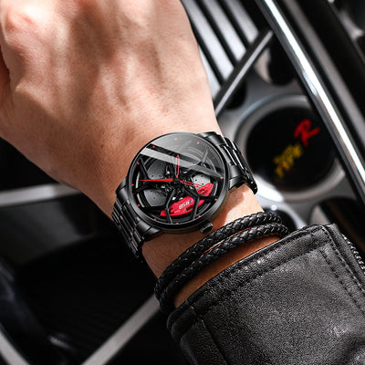 Reloj Deportivo Diseño Skeleton con Dial de Auto Modificado - Image 20