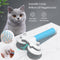 Escova dupla para cães e gatos com íons negativos e autolimpeza