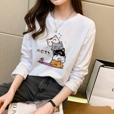 Playera de Manga Larga Coreana para Mujer - Prenda Base Versátil - Image 8