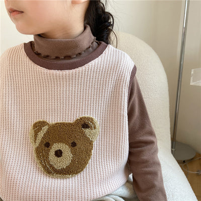 Chaleco Infantil de Oso Acolchado Estilo Coreano para Niños y Niñas - Image 9