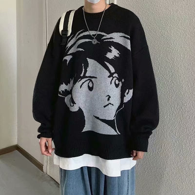 Suéter Hip-Hop Retro Grueso y Cálido para Otoño e Invierno - Image 7