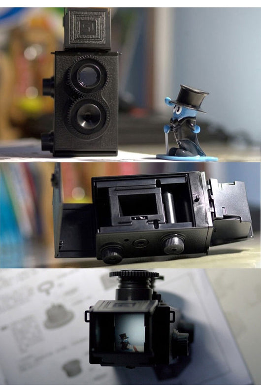 Cámara Analógica Dual Lente - Kit DIY Profesional - Image 7
