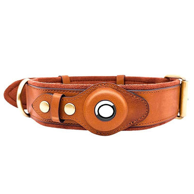 Collar de Cuero Premium con Rastreador GPS para Mascotas - Image 4