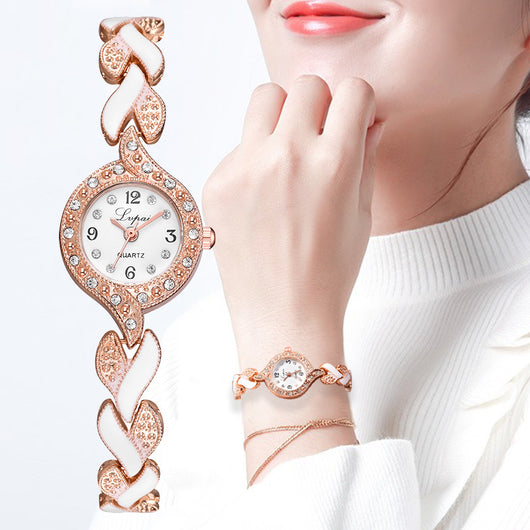 Reloj de Pulsera de Aleación con Diamantes para Dama - Image 10