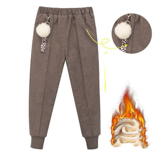 Pantalones Infantiles de Algodón y Lana para Niños Grandes - Image 16