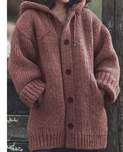 Cardigan Sudadera con Capucha de Largo Medio - Image 15
