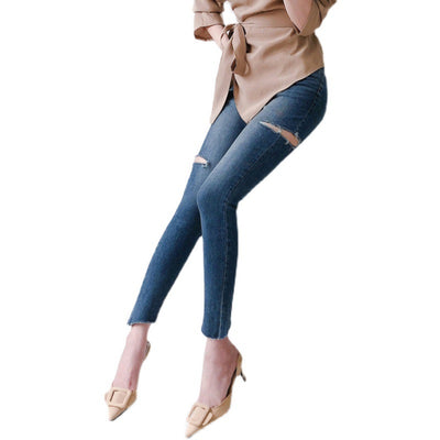 Pantalones Vaqueros Rotos Cintura Baja Ajuste Skinny - Image 14
