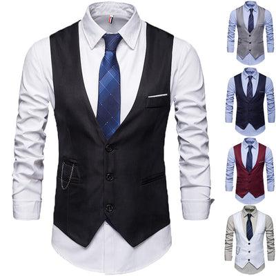 Chaleco Clásico Británico para Hombre Talla Grande - Image 14