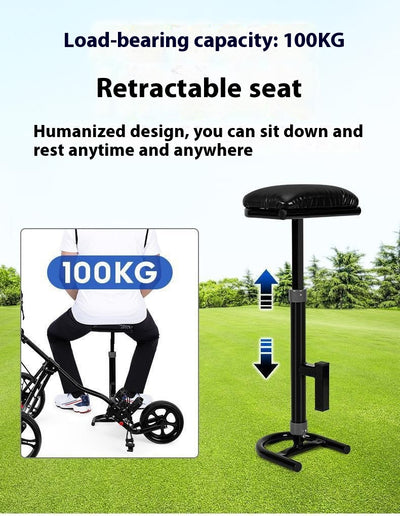 Asiento Plegable Multifuncional con Soporte para Paraguas, Vaso y Almacenamiento - Image 20
