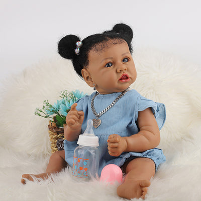 Muñeca Bebé Reborn de 58cm - Simulación Ultra Realista - Image 9
