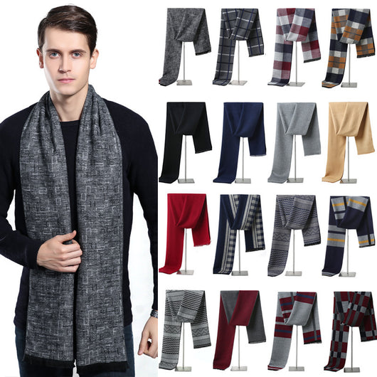 Bufanda de Cachemira para Hombre Otoño Invierno - Image 47
