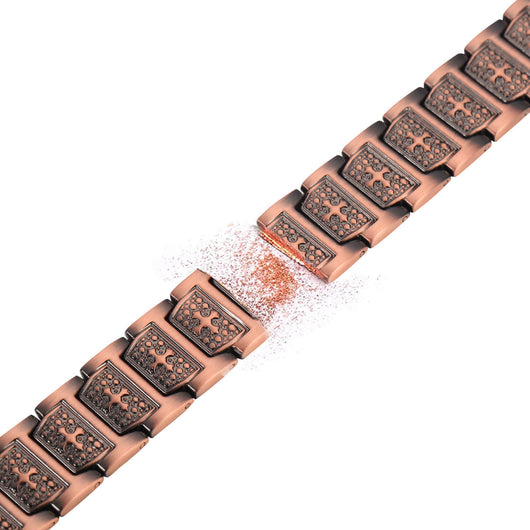Pulsera Magnética de Cobre Vintage Europea y Americana para Hombre - Image 4