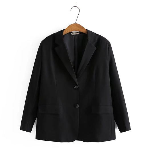 Blazer Cuadrille Retro Slim Fit Talla Grande para Mujer - Image 3