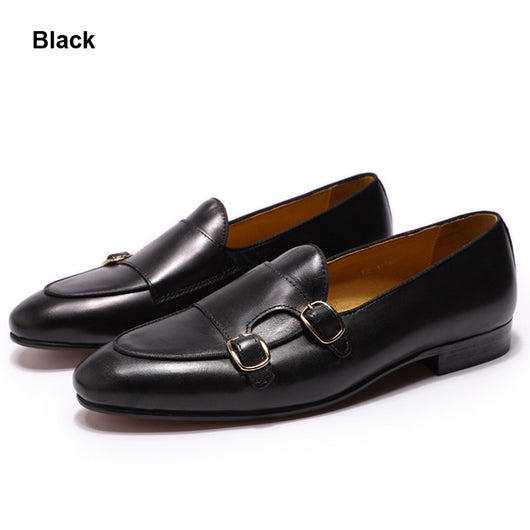 Zapatos de Cuero para Hombre con Doble Hebilla - Piel Genuina Premium - Image 6