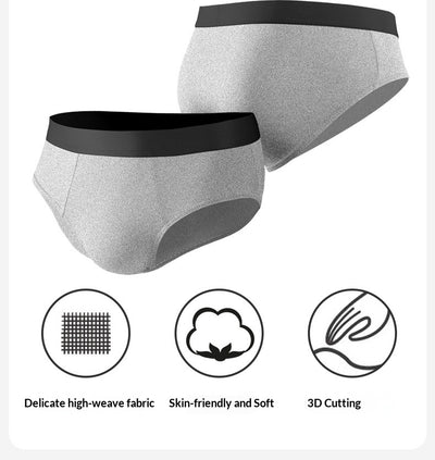 Calzoncillos Hombre Talla Grande Estilo Europeo - Tela Seda de Hielo Transpirable - Image 10