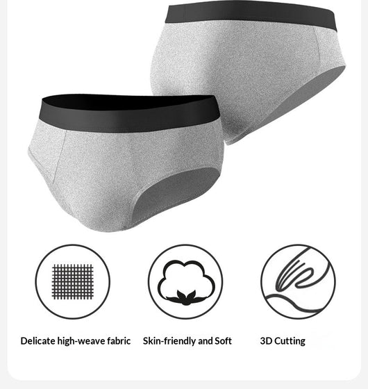 Calzoncillos Hombre Talla Grande Estilo Europeo - Tela Seda de Hielo Transpirable - Image 10