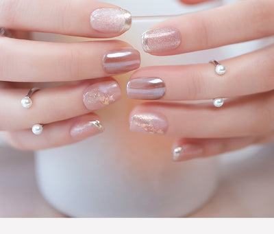 Blindaje Decorativo de Uñas Efecto Ojo de Gato Brillante para Primavera y Verano - Image 2