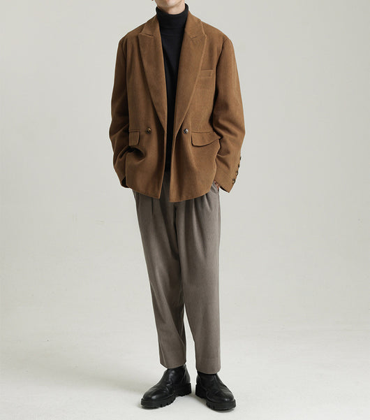 Saco de Pana Gruesa Combinada para Hombre - Image 15